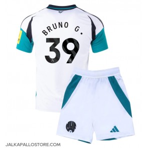 Newcastle United Bruno Guimaraes #39 Kolmaspaita Lapsille 2024-25 Lyhythihainen (+ shortsit)